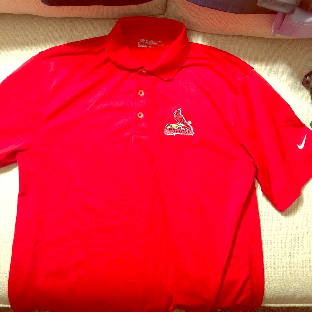Nike St. Louis Cardinals dri fit polo